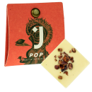 Bílá čokoláda 40% s kousky bobů 4g